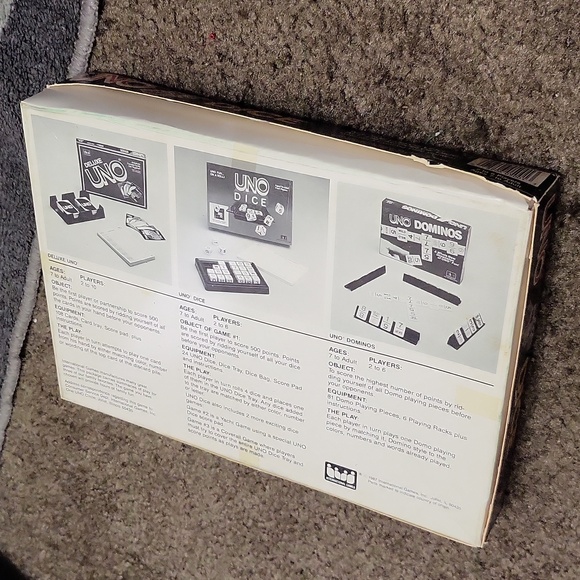 Vintage UNO Dice Game Croner International Games Dice - Picture 14 of 14